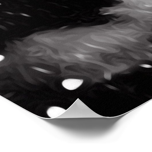 Poster Globe du paysage d'hiver (Coin)