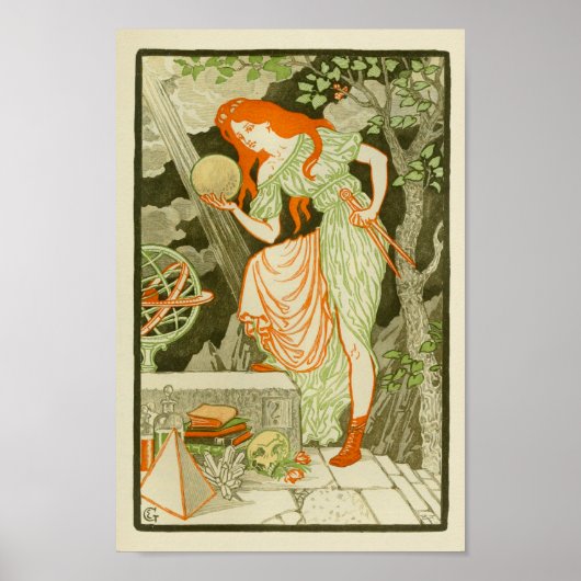Poster Globe Pyramide des femmes scientifiques Imprimer (Devant)