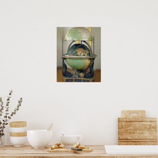 Poster globe terrestre et céleste (Cuisine)