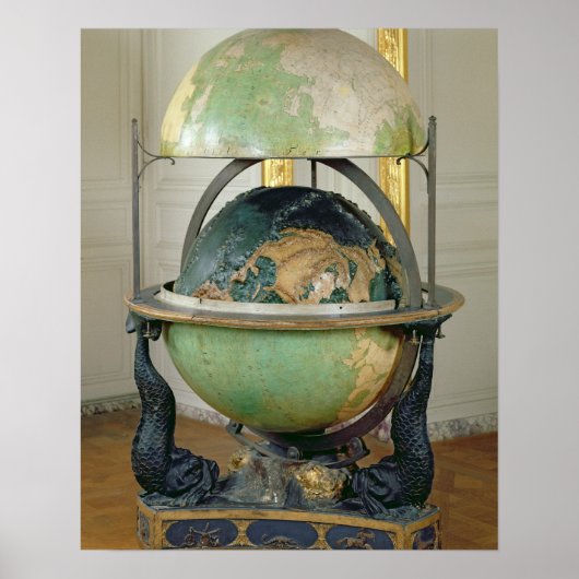 Poster globe terrestre et céleste (Devant)