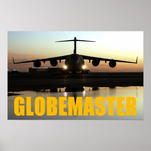 Poster Globemaster C-17 (Devant)