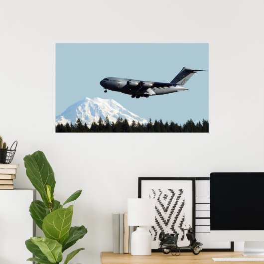 Poster Globemaster C-17 (Bureau à domicile)
