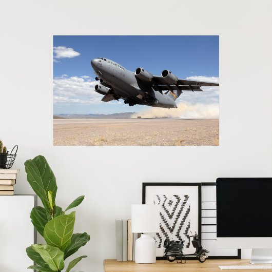 Poster Globemaster C-17 (Bureau à domicile)
