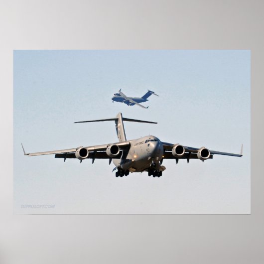 Poster Globemasters C-17 (Devant)