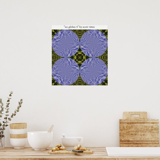 Poster globes de glace 4 (Cuisine)