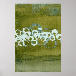 Poster Globes verts I