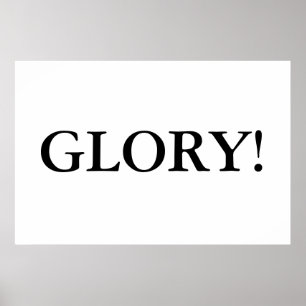 Poster Gloire !
