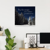 Poster Gloire à Dieu - Luc 2:14 (Bureau à domicile)