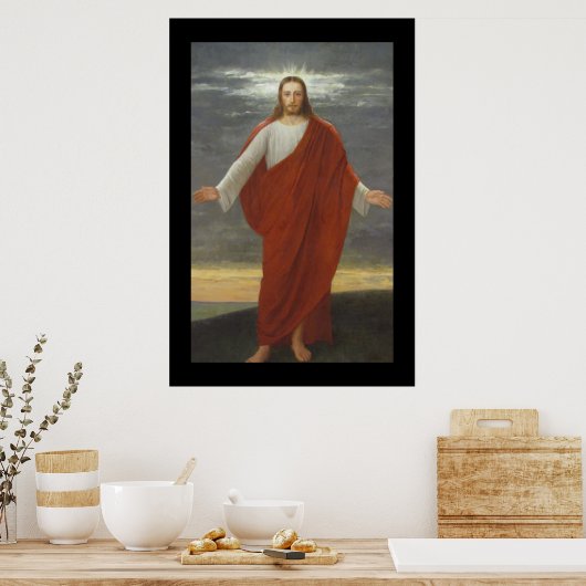 POSTER GLOIRE À JÉSUS (Cuisine)