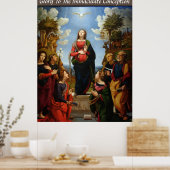 POSTER GLOIRE À LA CONCEPTION IMMACULÉE (Cuisine)