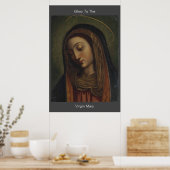 Poster gloire à l'affiche vierge marie (Cuisine)