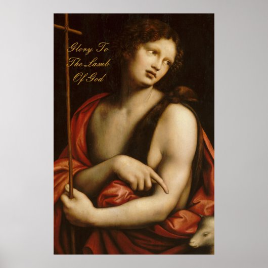 POSTER GLOIRE À L'AGNEAU DE DIEU (Devant)