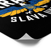 Poster Gloire à l'aigle de conception de l'Ukraine Pro-Uk (Coin)