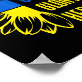 Poster Gloire À L'Ukraine Gloire Aux Héros Ukrainienne Mo (Coin)