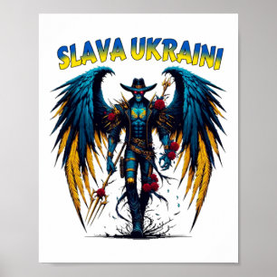 Poster Gloire à l'Ukraine - Pro Ukraine ukrainienne