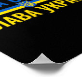 Poster Gloire à l'Ukraine Vive l'Ukraine, Solidarité avec (Coin)