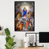 Poster Gloire à Notre-Dame, aide des chrétiens (Bureau à domicile)