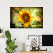 Poster Gloire (affiche de tournesol) (Bureau à domicile)