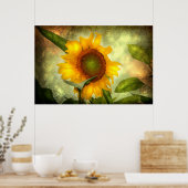 Poster Gloire (affiche de tournesol) (Cuisine)