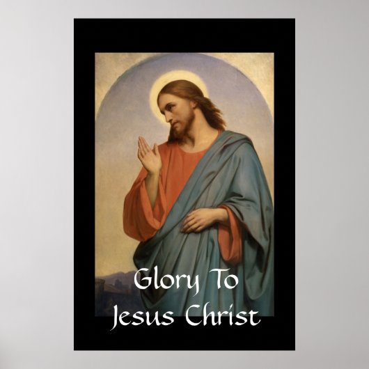 POSTER GLOIRE DE JÉSUS CHRIST (Devant)