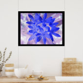 Poster Gloire De L'Impression Bleue Chockante De Neige (Cuisine)