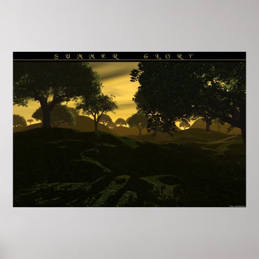 Poster Gloire d'été (Devant)