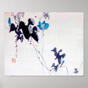 Poster Gloire du matin japonais, Watanabe Seitei
