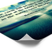 Poster Gloire du Seigneur, Bible Verse, Habakkuk 2:14 (Coin)