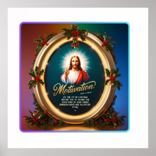 Poster Gloire rayonnante : La joie de Noël et du Salut