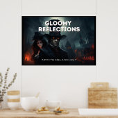 Poster Gloomy Reflection (Keuken)
