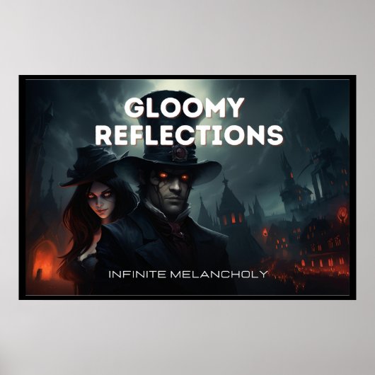 Poster Gloomy Reflections (Devant)