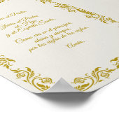 Poster Gloria al Padre con detalles Botánicos Dorados (Coin)