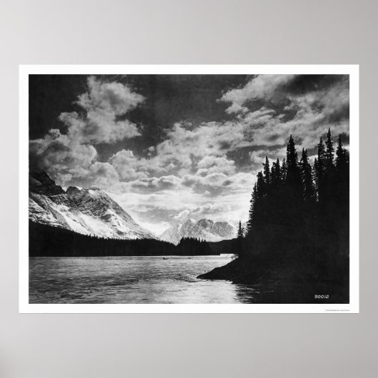 Poster Glorieuses montagnes de l'Alaska 1920 (Devant)