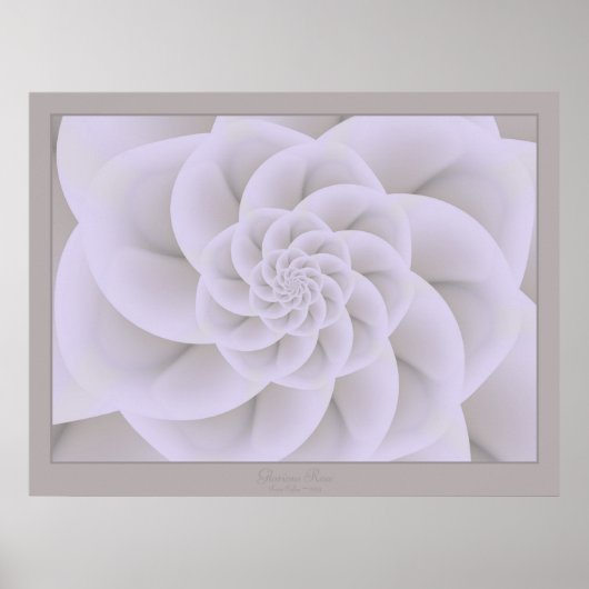 Poster Glorieux Rose (Devant)