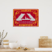 Poster Glory October Bridge - Matchbox Print - Aesthetic (Cuisine)