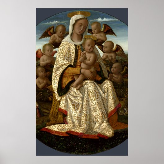 POSTER GLORY TO JESUS AND MARY (Devant)