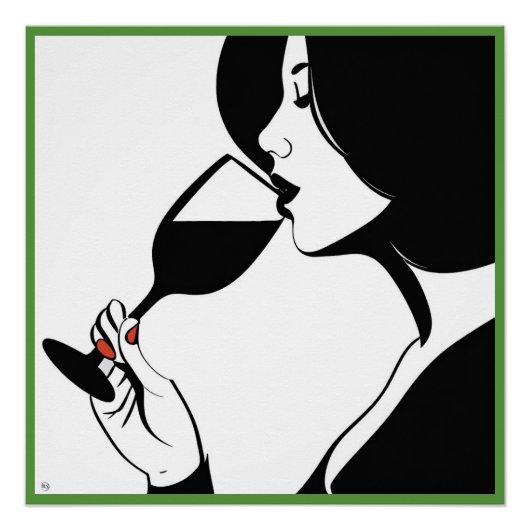 Poster Glossy Drinker (Devant)