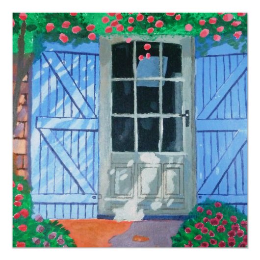 Poster Glossy du Jardin Français (Devant)