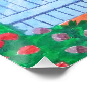 Poster Glossy du Jardin Français (Coin)