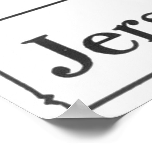 Poster Glossy du train Comet Bleu (Coin)