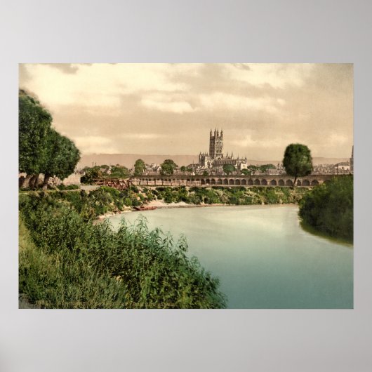 Poster Gloucester Cathedral II, Gloucestershire, Angleter (Devant)
