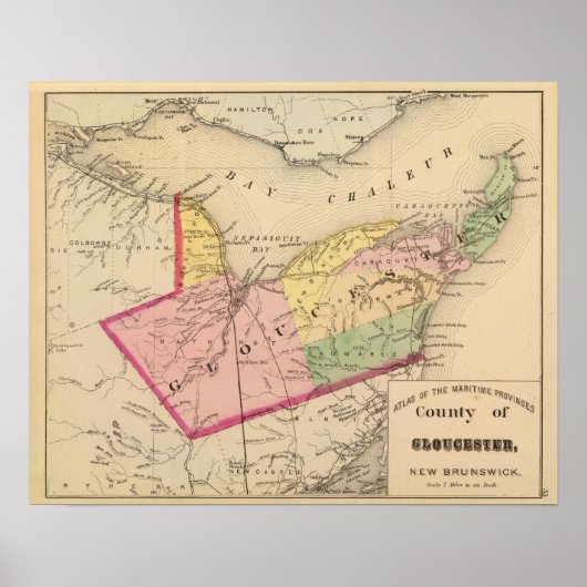 Poster Gloucester Co., NB (Devant)