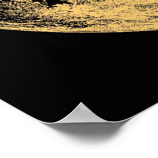 Poster Glowees Lune Déesse chêne de chêne (Coin)