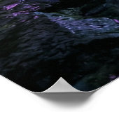 Poster Glowing Crystal Cave Fantasy Art (Coin)