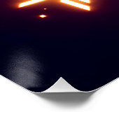 Poster glowing image of a heart with cupid's arrow (Coin)