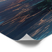 Poster Glowing Jellyfish in Sunset Skies (Coin)