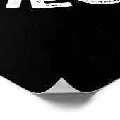 Poster Glue Wanna Pièce De Moi Drôle Pun Dark BG (Coin)