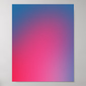 Poster Glume Bleu Et Rose (Devant)