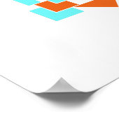Poster Glyphes cubes (Coin)