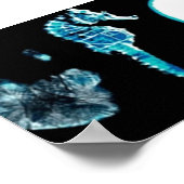 Poster Glyphes franges (Coin)